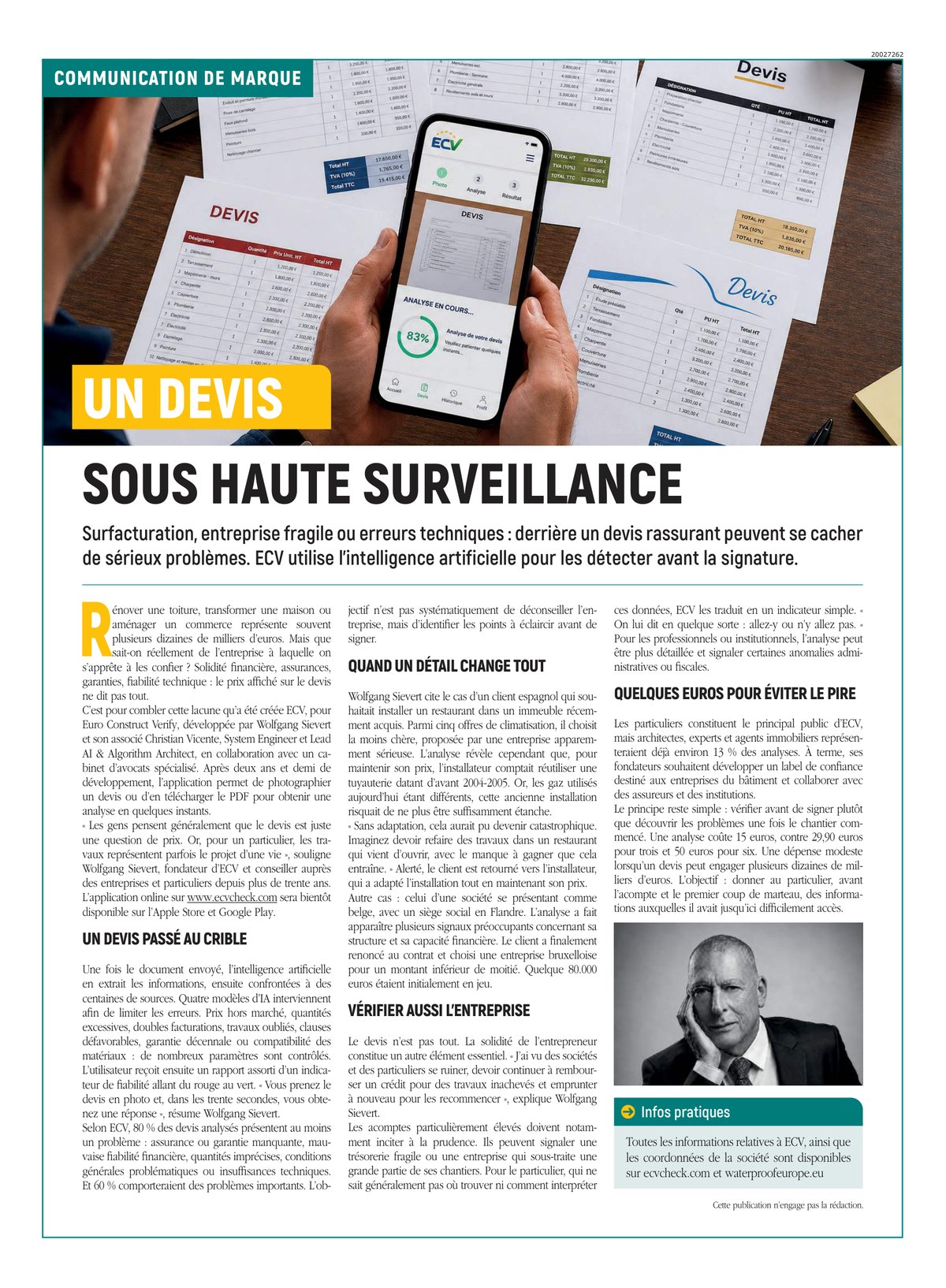 L'article tel que publié dans 7Dimanche